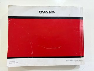 Manual Honda CRF450R, edición 2008