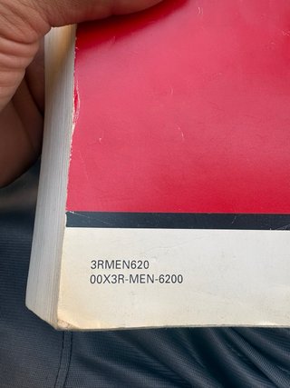 Manual Honda CRF450R, edición 2008