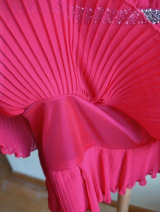 Vestido fiesta Belyzza rosa talla M