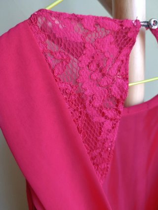 Vestido fiesta Belyzza rosa talla M