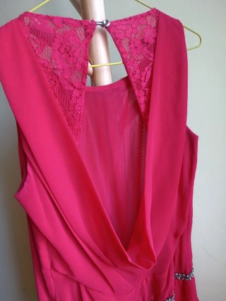 Vestido fiesta Belyzza rosa talla M