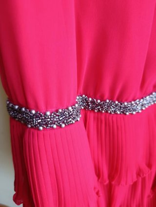 Vestido fiesta Belyzza rosa talla M