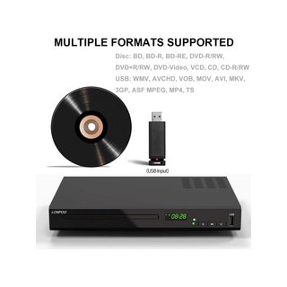 Reproductor Blu-Ray HD DVD HDMI USB