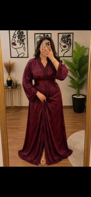 Vestido Caftán Marroquí Elegante envió gratis