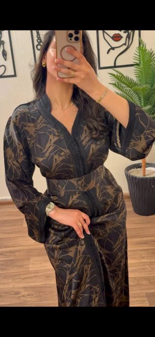 Vestido Caftán Marroquí Elegante envió gratis