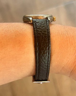 Reloj Clyda Mujer Negro/Dorado