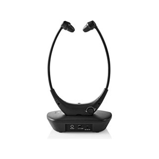 NEDIS Auriculares inalámbricos TV radio base