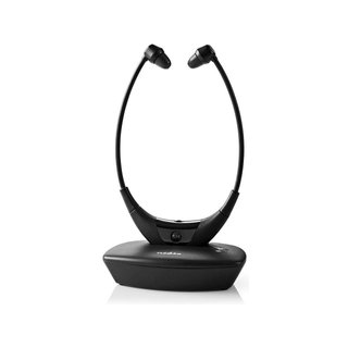 NEDIS Auriculares inalámbricos TV radio base