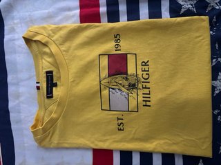 Camiseta de niño Tommy Amarilla T. 176