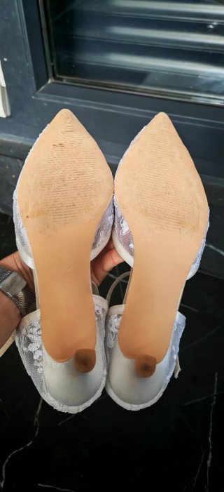Zapatos de Novia Encaje y Tacon
