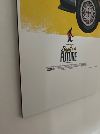Tríptico Póster Regreso al Futuro