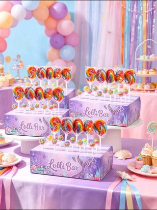 Decoración Cumpleaños Sirena Rosa