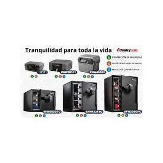 Sentry caja fuerte 1210 resistente agua