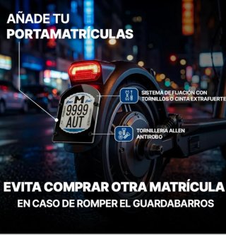 Matrícula Patinete Eléctrico