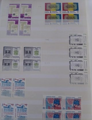 Lote sellos Andorra 1978-1986