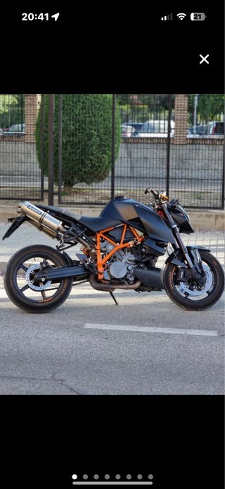 KTM 990R Super Duke Naked Negra/Naranja