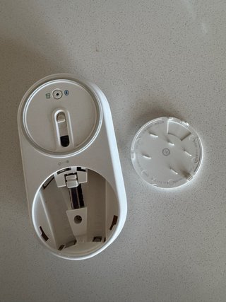Mouse Wireless Argento e Bianco USB Bluetooth