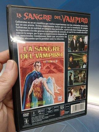 Película DvD La Sangre Del Vampiro (Blood Of The Vampire)