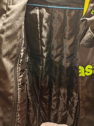 Chaqueta Moto Kawasaki Negra y Verde Talla L