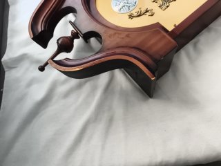 Reloj de Pared Antiguo Madera y Dorado