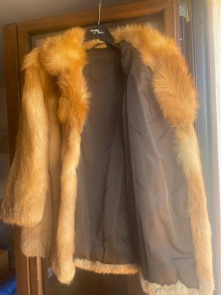 Abrigo vintage piel zorro (arreglar)