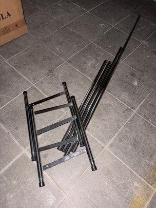 Zapatero extensible 2 baldas metal