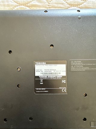 Portatil Toshiba Satellite Pro A50