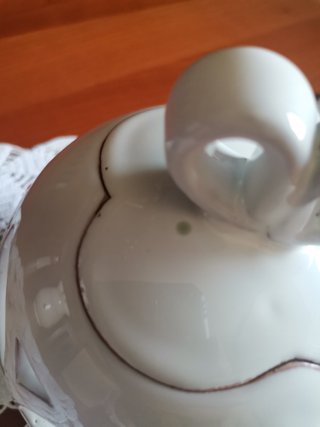 Bruciatore essenze/portacandele in ceramica bianca