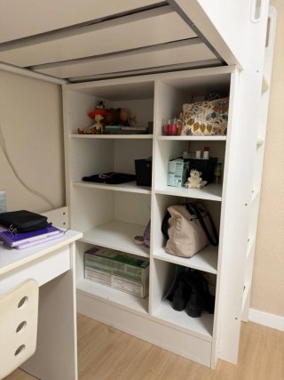 Cama Alta IKEA 3 en 1: Armario + Escritorio+ cama