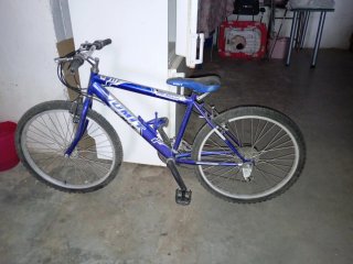 Bicicleta Azul Montaña