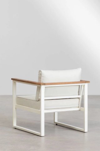 Sillón de jardín en aluminio Lipov