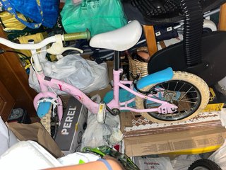 Bicicleta infantil niña