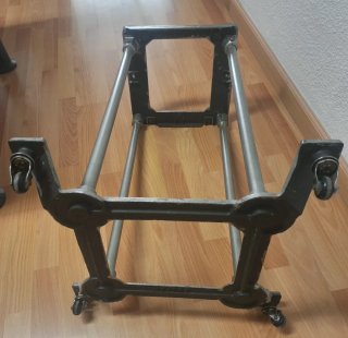 Carro antiguo para máquina de escribir