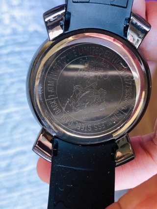 Reloj Calgary Negro con Plástico Protector