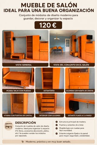 Mueble de salón modular