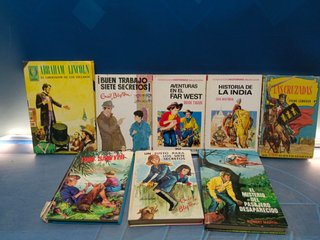 lote 8 libros infantiles, diferentes editoriales , vintage, buen estado