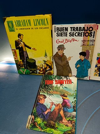 lote 8 libros infantiles, diferentes editoriales , vintage, buen estado