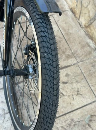 Bicicleta Plegable Negra