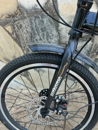Bicicleta Plegable Negra