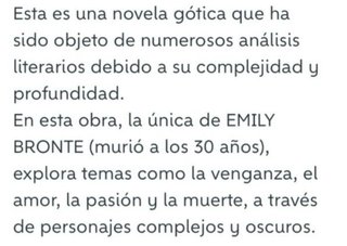 Libro: “CUMBRES BORRASCOSAS” (WUTHERING HEIGHTS)