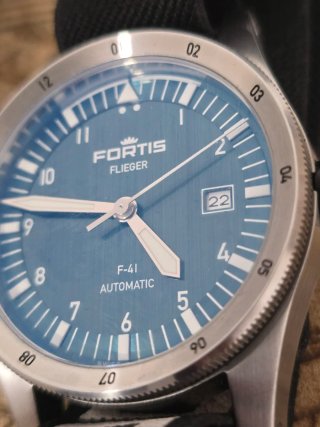 Fortis Flieger F-41 Petrol 41mm Automático