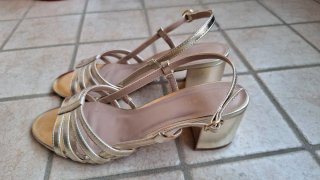 Sandali Anna Field oro donna Tg 41.