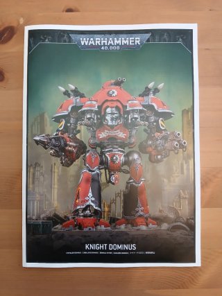 Knight Dominus Caballeros Imperiales 40k.