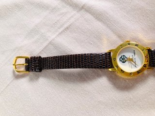 Reloj vintage Espíritu Santo Dorado y Marrón