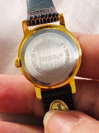 Reloj vintage Espíritu Santo Dorado y Marrón