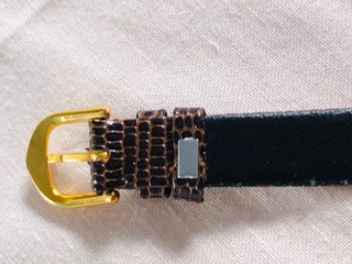 Reloj vintage Espíritu Santo Dorado y Marrón