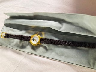 Reloj vintage Espíritu Santo Dorado y Marrón