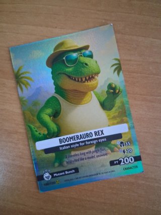 Card Panini Skifidol Boomerauro Rex