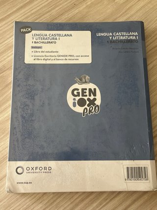 Libro de texto lengua castellana y literatura 1