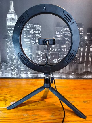 Anillo de Luz LED con Trípode y Soporte